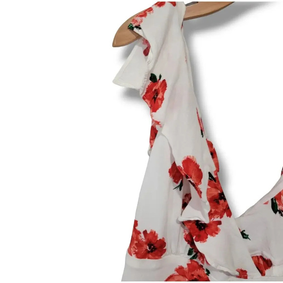 Forever 21 women's Contemporary Floral Print short Dress - medium - Picture 2 of 8